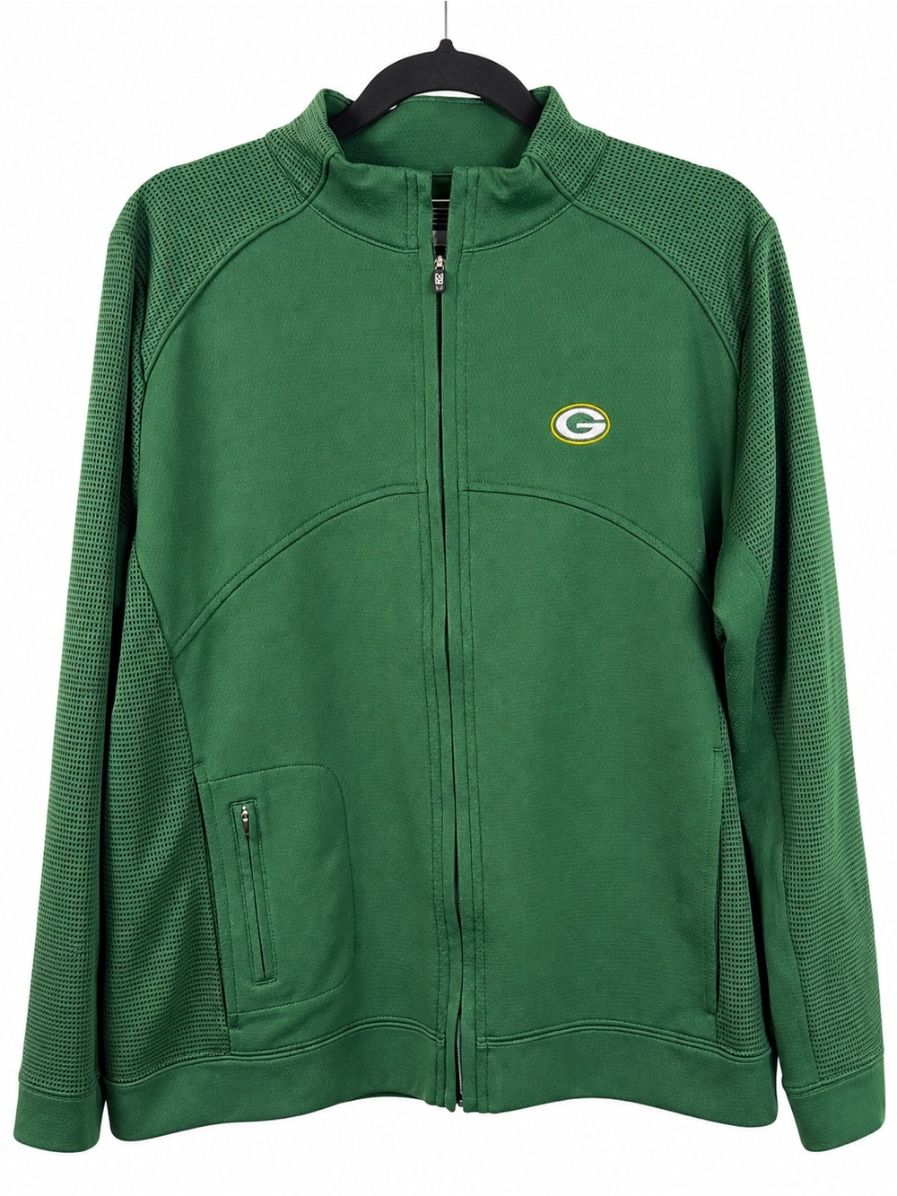 Cutter & Buck Green Bay Packers CB DryTec Track Jacket Full Zip XL Gameday NFL